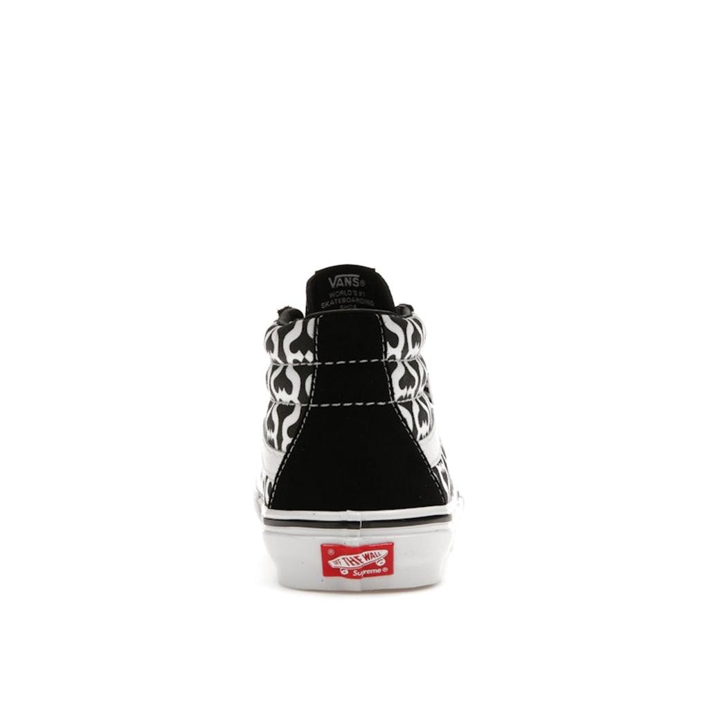 Supreme x Vans Grosso Mid Монограмма S - Черные Унисекс Кроссовки Белые VN0A5KS15XH