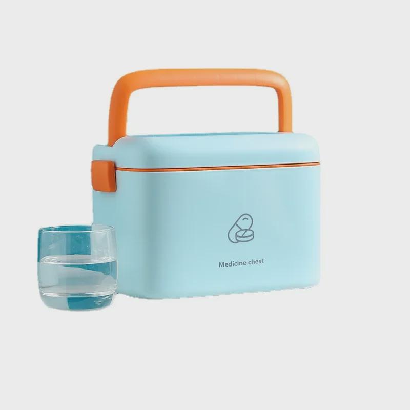 Большая переносная аптечка: Семейный набор с многофункциональным хранилищем для экстренных случаев и домашнего использования