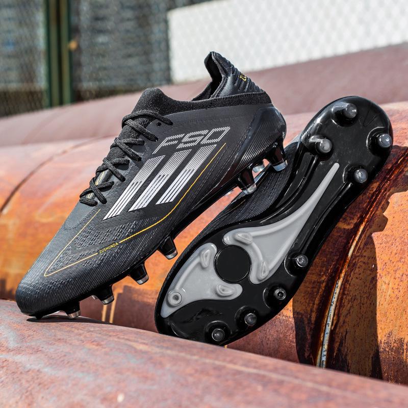 Мужские низкие молодежные бесшовные плетеные футбольные бутсы для тренировок