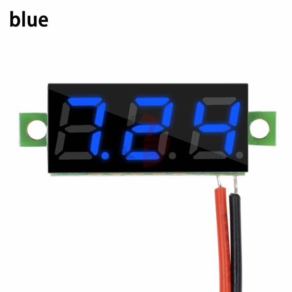 1 шт. DC 2,5-30 В испытательный прибор мини светодиодный дисплей 3-цифровой измеритель напряжения вольтметр вольтаметр панельный измеритель