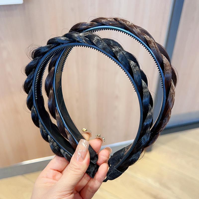 2023 Ручная работа Коса рыбий хвост Парик Повязка на голову для женщин