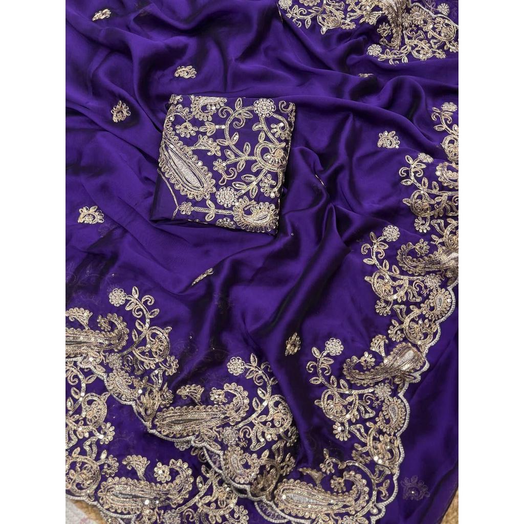 Pure Rangoli Silk with Coding 3 Mm C Pallu Embroidered Work and All Over Sarees Butta Work with Cut Work Border