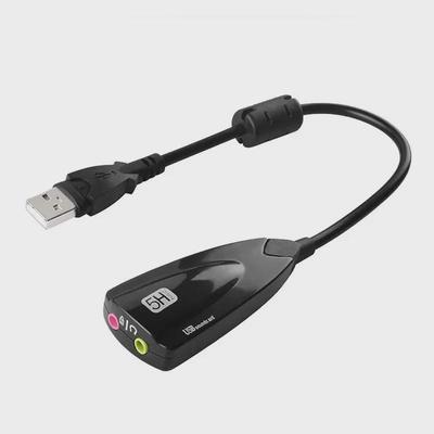 Внешняя USB 7.1-канальная звуковая карта с караоке-реверберацией для ноутбука/настольного компьютера, модель 5HV2