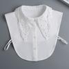 Female Lapel Half Shirt Fake Collar for Women Faux Col Removable False Collar Woman Sweater Shirt Detachable Collars
