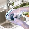 Food-Grade Silicone Extended-Length Household Gloves, Waterproof and Non-Slip Dishwashing Gloves, Durable Rubber Gloves for Kitchen Cleaning