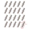 20 шт., металлические опорные штифты для полки шкафа, шпильки, колышки, стеклянный кронштейн