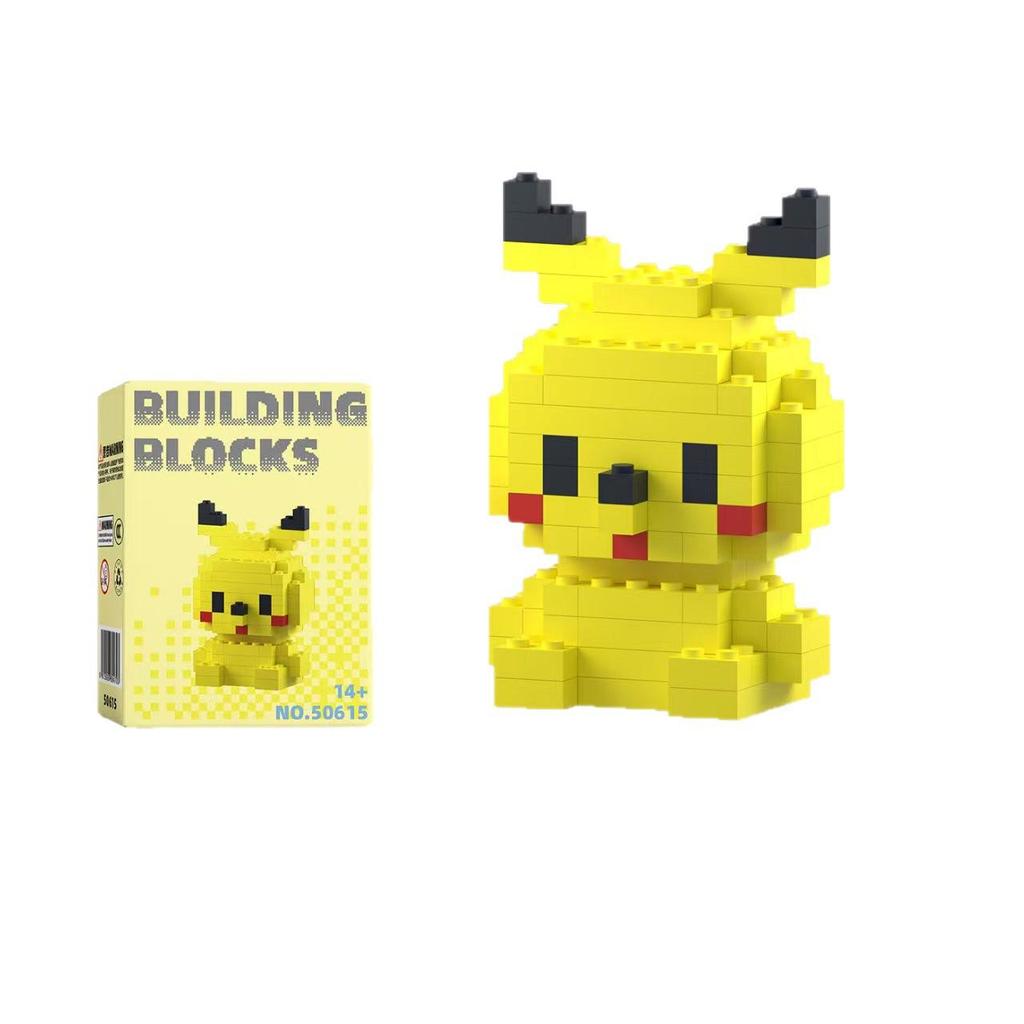 1 июня Детские мультяшные строительные блоки - Образовательные фигурки из микро-деталей и маленькие подвески в подарок