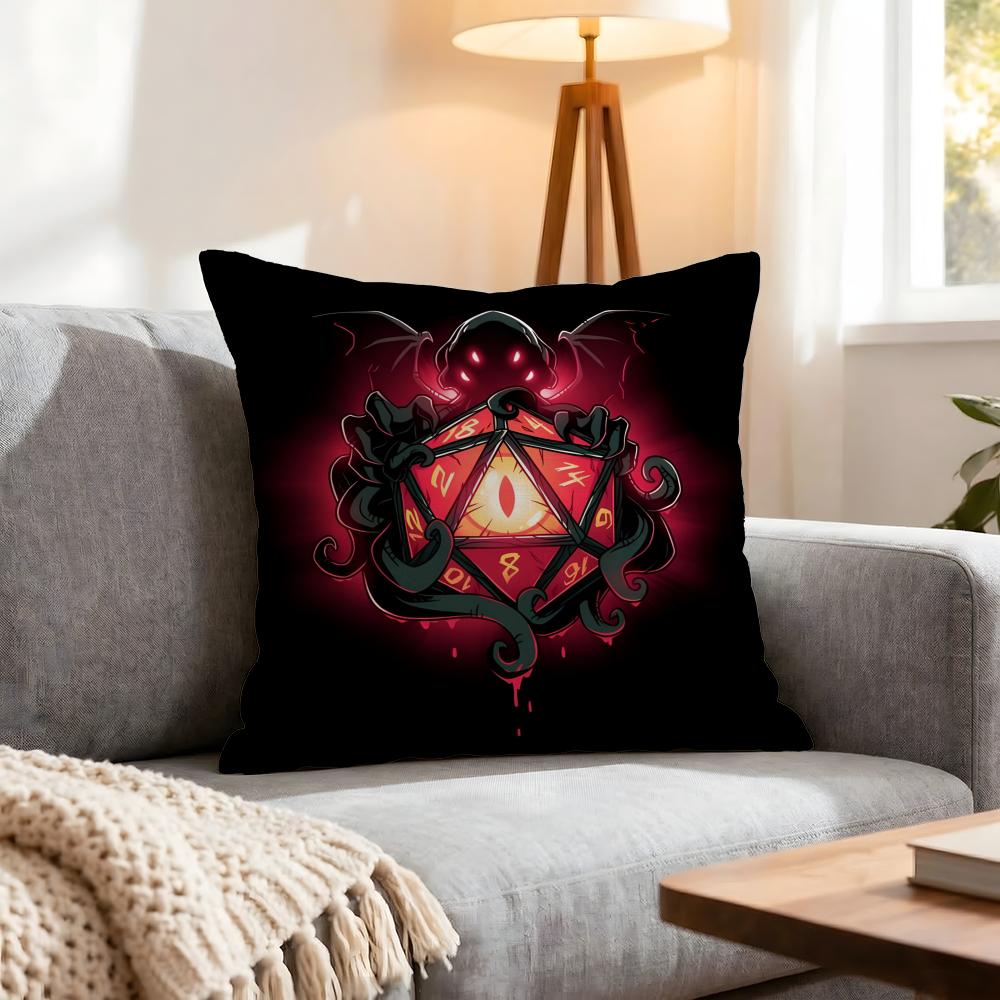 Game Dungeons Dragons Cushion Cover Pcs Decorative Covers Soft Cushion Case for Sofa Couch Decor x x Pillowcases