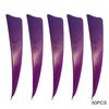 Right 50Pcs Turkey Wing 4inch Fletching Archery Arrow Feather Accessory  Hunting