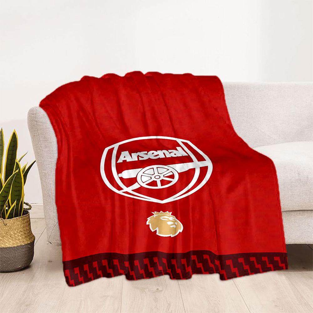 Arsenal Blanket Warmthful Decor Suitable for Sofa Couch Office for All Occasions Modern Unique Gift for Family and Friends Camping