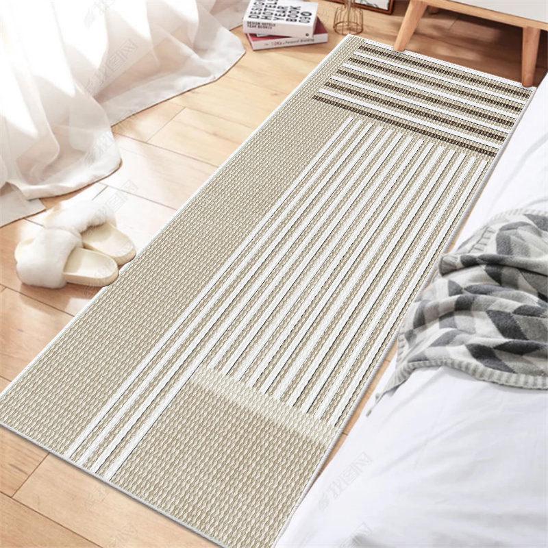 Современный простой ковер для спальни или детской комнаты – уютное одеяло у кровати