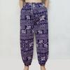 Слоны Штаны для прыжков Карман Регулируемая эластичная высокая талия Ремешок Унисекс Мужской Женский Принт Таиланд Повседневная уличная одежда Пляжный Бохо Ретро Винтаж