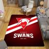 Sydney Swans Rug Floor Mat for Living Room or Bedroom Soft and Comfortable Carpet a Gift for Birthday and Holiday.NFF0928348
