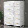 Multi-Layer Drawer Storage Cabinet for Baby Room and Bedroom