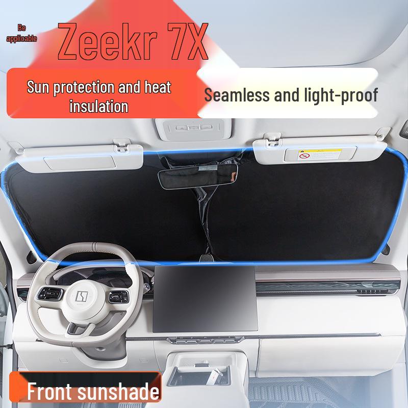 Автомобильный солнцезащитный козырек Zeekr 001/7X - Двухслойная защита от солнца и теплоизоляция Затенение