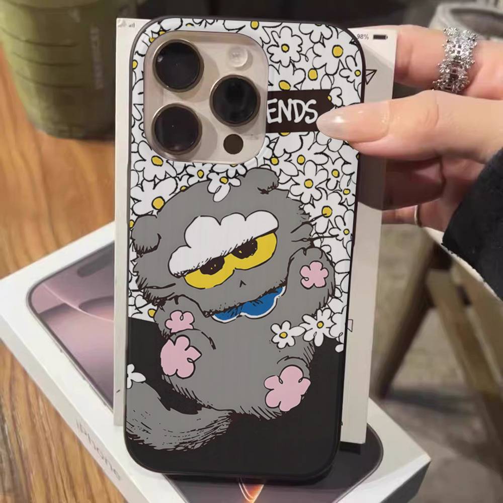 Милые друзья Z-ZO Для IPhone 17 16 15 14 13 12 11 Pro Max Plus Pro Прозрачный чехол для телефона Нескользящий корпус
