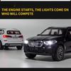 New 1:32 Scale  BMW X5 Alloy Car Model Die-cast Toy Light Sound SUV 6 Doors Openable Miniature Vehicle Children's Collection Gift Pickup Ornaments
