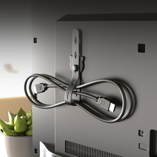 2 шт., кабельная стяжка, хорошая прочность, прочная фиксация, органайзер для штор для полотенец, домашнего использования