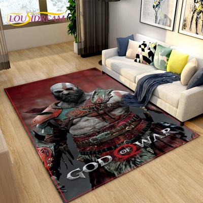 Большой коврик для игры God of War, коврик для геймеров, коврик для гостиной, спальни, дивана, коврик для украшения, детский нескользящий напольный коврик