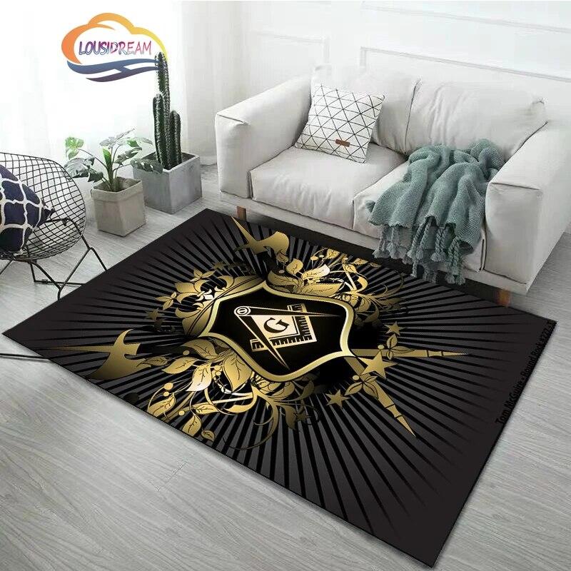 Новейший модный ковер, масонский коврик, масонский мягкий коврик, коврики для спальни, масонской гостиной, двери, напольные коврики для прихожей, коврик для йоги