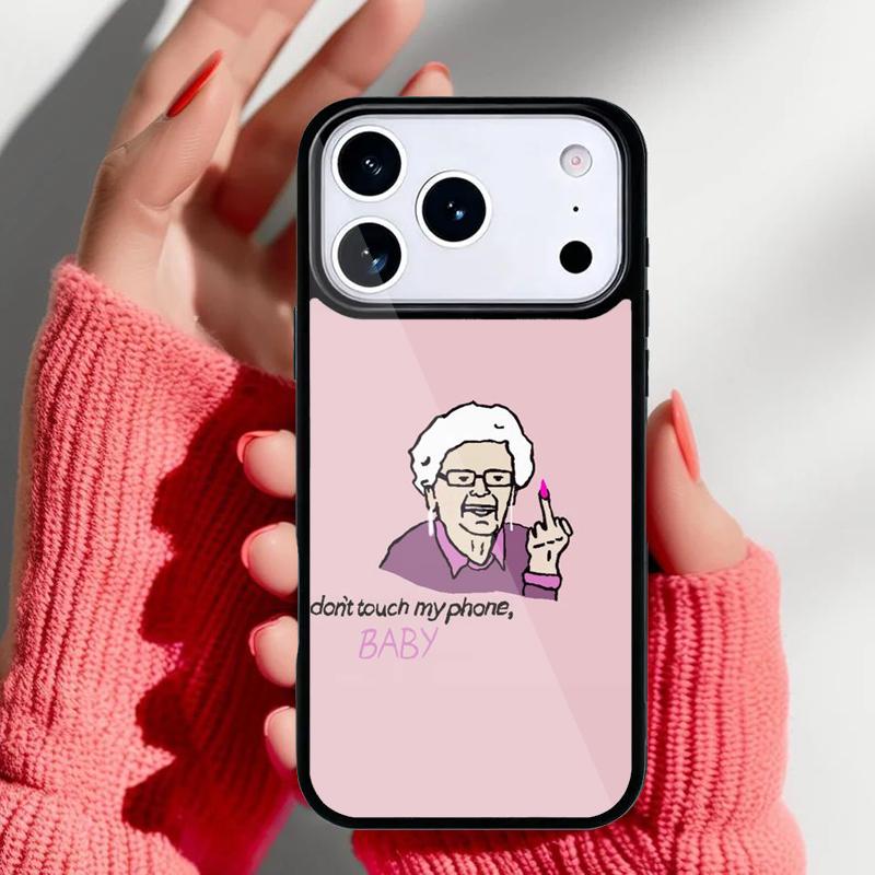 Dont Touch My Angry Phone Case for iPhone 17 16 15 14 13 Pro Max Back Cover for 12 11 Pro Coque