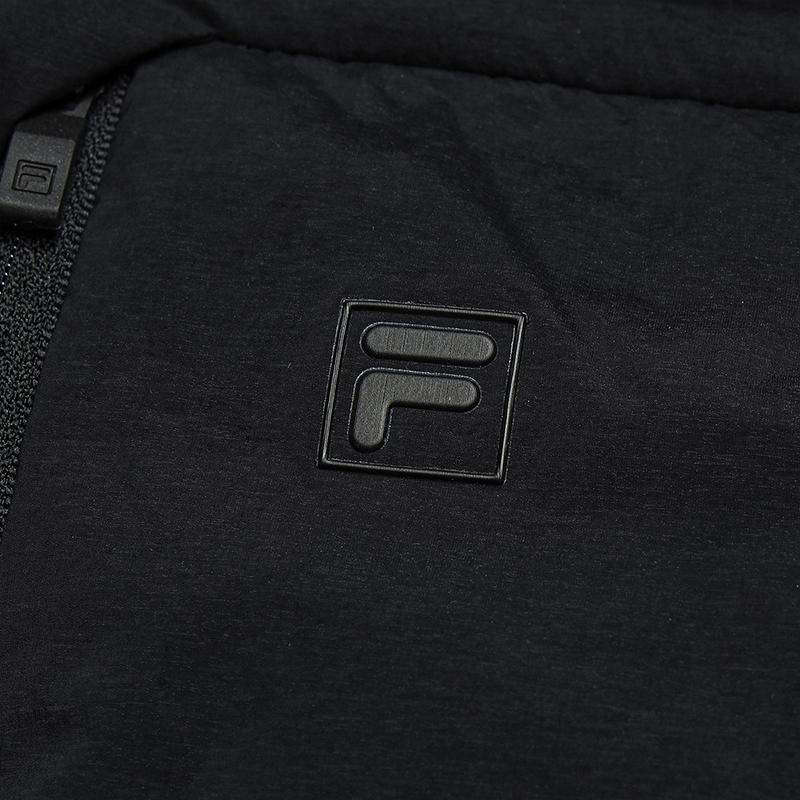 Fila Классический Минималистичный Повседневный Повседневный Универсальный Пуховик с Воротником-стойкой Мужская Верхняя одежда Черный F11M543909FBK