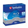 BD-R Verbatim Диски 6x 25 ГБ (Jewel Case 5) Blu-Ray Твердое покрытие