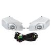 Pair LED Front Fog Light Assembly Shockproof Waterproof Replacement for FJ Cruiser XJ10 2007?2014