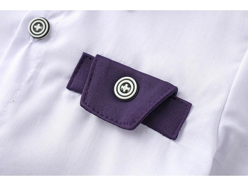 Летний комплект из рубашки с коротким рукавом и комбинезона для мальчиков в европейском и американском стиле