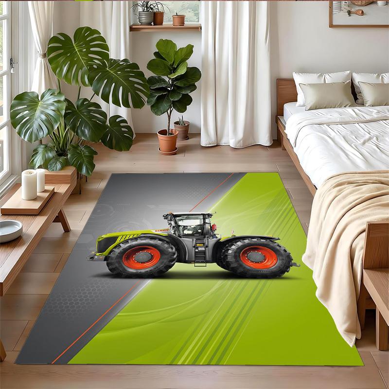CLAAS Print Crystal Velvet Plush Rug Wear?Resistant Anti?Slip Floor Mat For Indoor Household Decoration