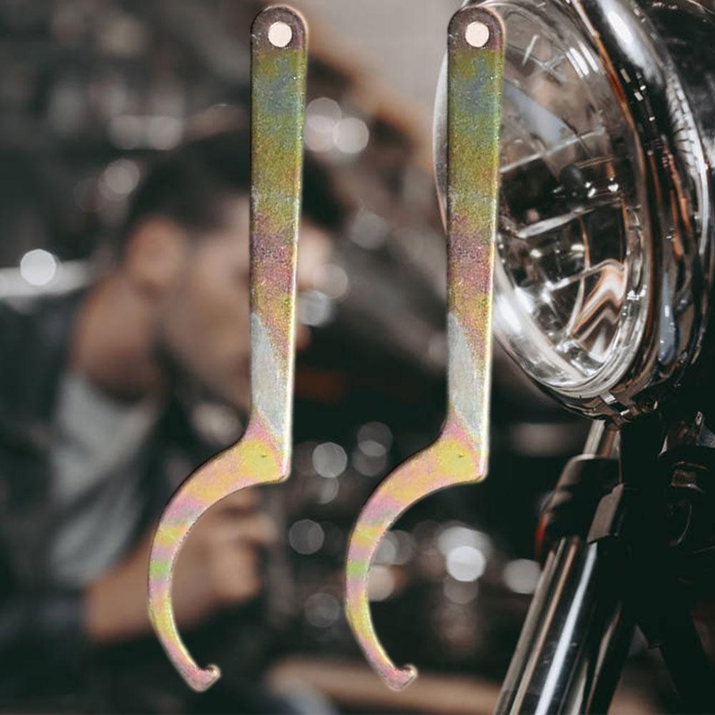 Spring Adjuster Wrench Motorcycle Shock Absorber Suspension Tool Hand Hook Tool Precise Adjustment Easy Operation Prevent Loose
