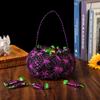 Pumpkin Candy Bucket Decorative Spider Goodie Bags Bat Candy Bag Multi-Functional Skull Head Candy Bucket For Table Decorations