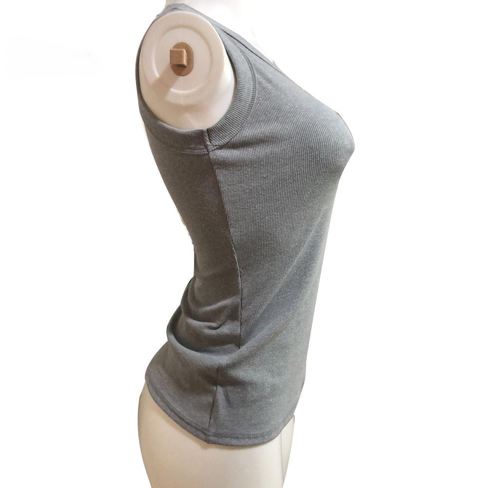 Женские майки без рукавов, базовый топ-майка, рубашка, тонкий трикотажный жилет с круглым вырезом, ребристый топ, блузка