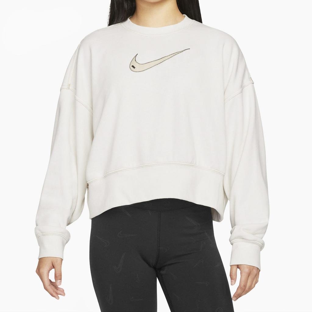 Nike Спортивная толстовка с капюшоном и вышитым логотипом Swoosh Белый DO7212-030