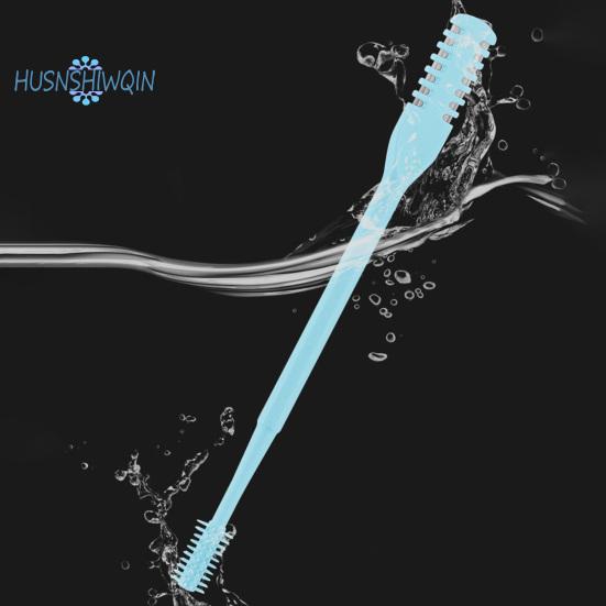 Ручной прибор для удаления волос в носу с двойной головкой - вращающийся на 360 градусов, острый, триммер для волос в носу унисекс для взрослых