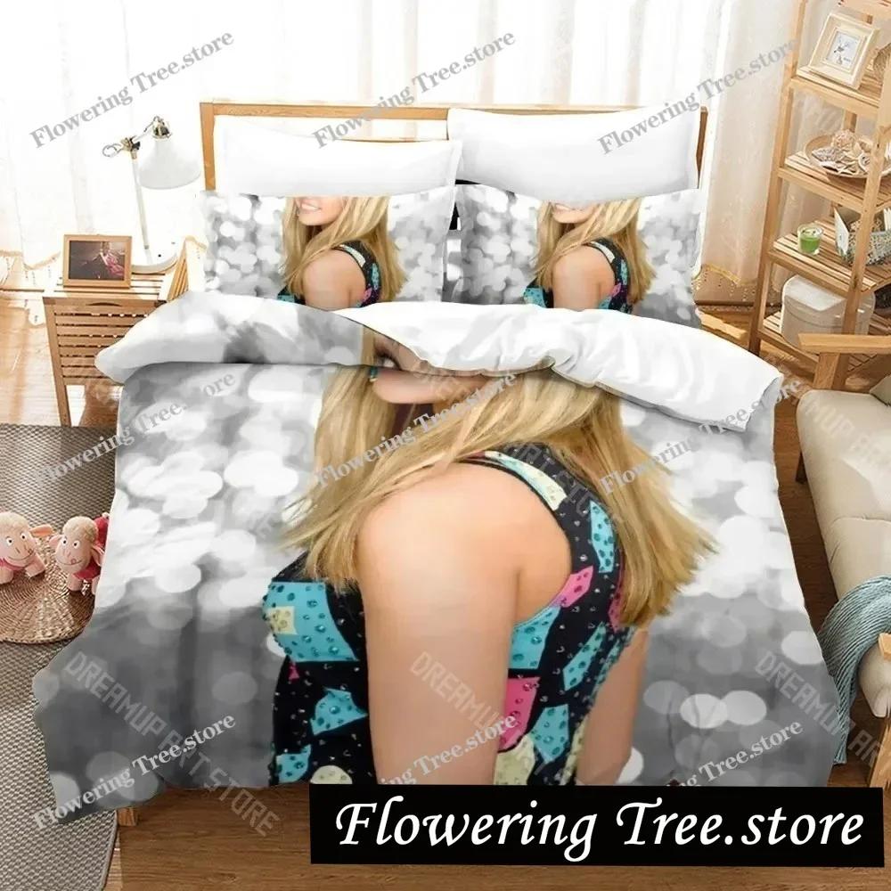 3D Print Hannah Montana Bedding Set Boys Girls Twin Queen King Size Duvet Cover Pillowcase Bed boys Adult Home Textileextile029