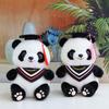 Master's Uniform Panda Doll Doctor's Hat Panda Plush Toy College Graduation Souvenir Giant Panda Doll