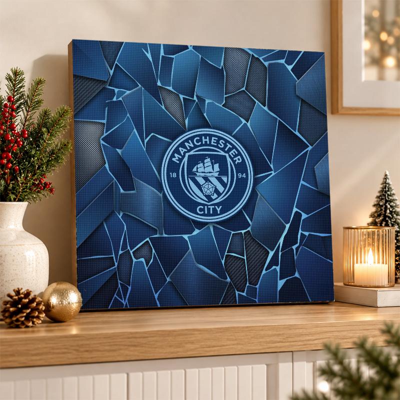 Manchester City Diamond Painting Kit 5D Full Drill DIY Diamond Mosaic Wall Art Home Decor