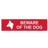 Scan Beware Of The Dog - Pvc Sign 200 X 50mm