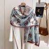 Winter Women's Scarf Luxury Design Double Sided Cashmere Feel Scarf Warm Scarf Shawl