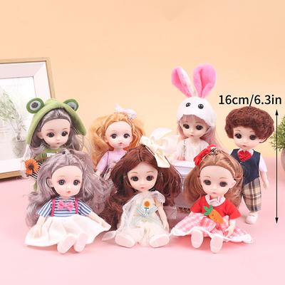 17 см кукла с одеждой обувью DIY подвижные суставы принцесса фигурка подарочные игрушки
