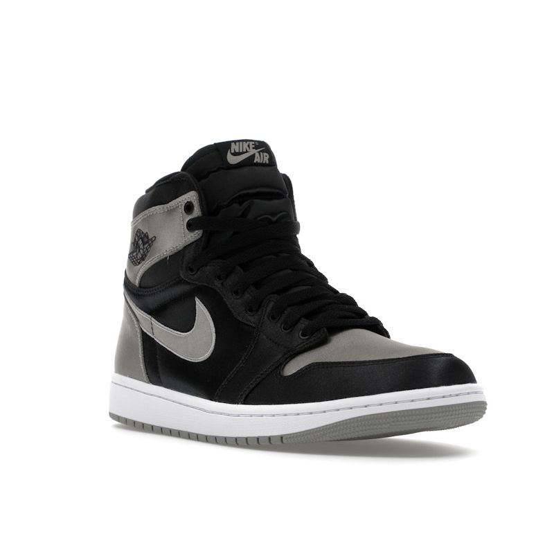 Air Jordan 1 Retro High OG Satin Shadow Черно-серые Женские Ретро Баскетбольные Кроссовки FD4810-010