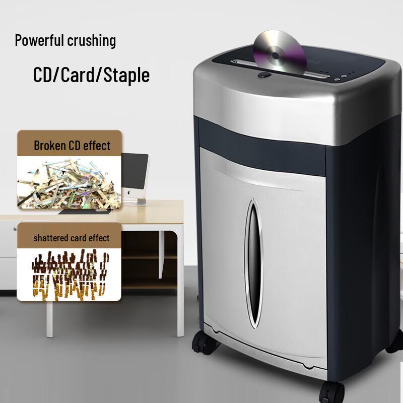 Comi P-4 Commercial Paper Shredder - 21-Sheet, 60-Minute Continuous Shredding