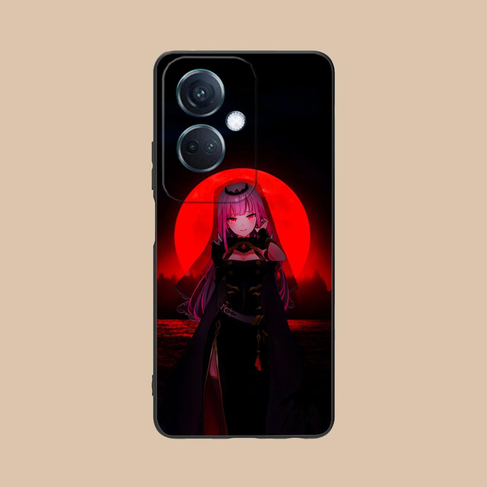 Матовый чехол для мобильного телефона из ТПУ с принтом Holo Mori Calliope для OPPO Reno 14 13 12 11 10 9 8 7 6 5 F T Pro 5G Цветная защитная крышка