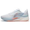 New LiNing Red Hare 5 Durable Breathable Low Top Running Shoes Women's White Blue ARMT048-2
