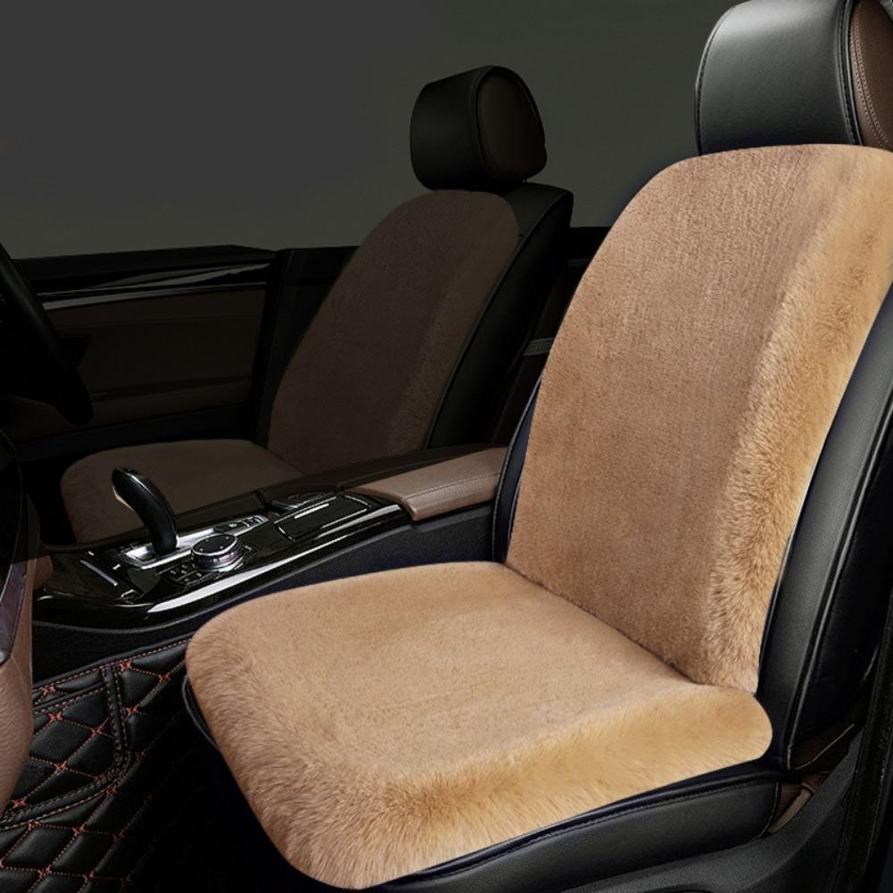 Breathable Car Seat Cover Pad Thick Car Backrest Plush Car Seat Cushion  Autumn and Winter