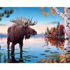 Full Diamond Painting Animal 5D DIY Diamond Mosaic Embroidery Moose Diamond Art Cross Stitch