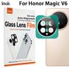 Для Honor Magic V6 5G Стекло IMAK Высококачественная Стеклянная Пленка на Объектив Камеры Версия с Автопозиционированием Черная Версия