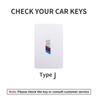 UVGK5 Leather M-Styling Car Smart NFC Card Key Case Cover Shell For BMW M3 M5 M4 Series X1 X3 X5 X6 X7 535le Keychain Auto Accessories