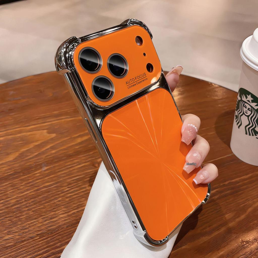 Матовый Aurora AG Электрооplated Чехол на весь экран для iPhone 16